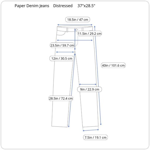 Rare Paper Denim & Cloth 38/30 Cotton/Poly Distressed Men July 2011 Jeans - Picture 2 of 11